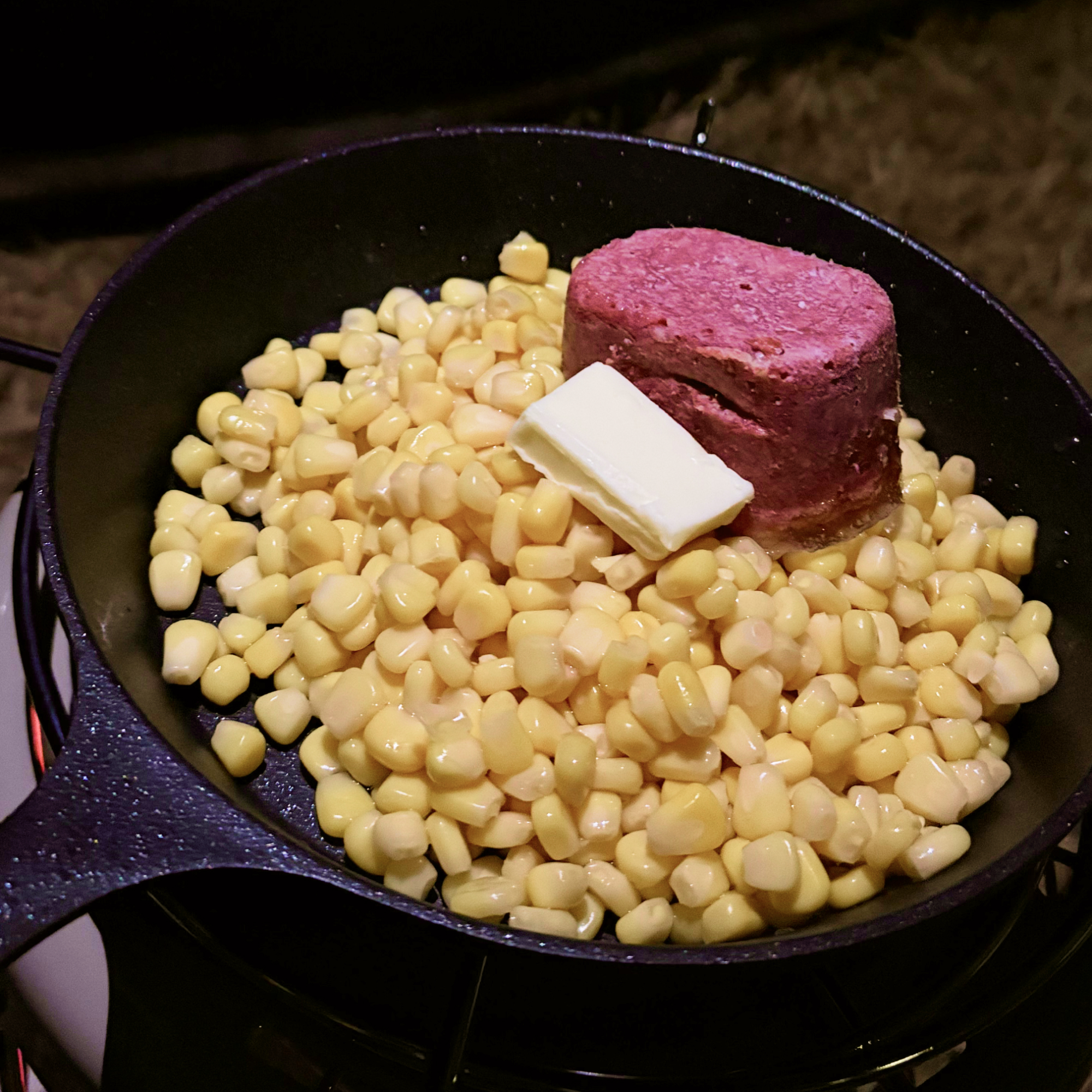 キャンプ BBQ コーンバター