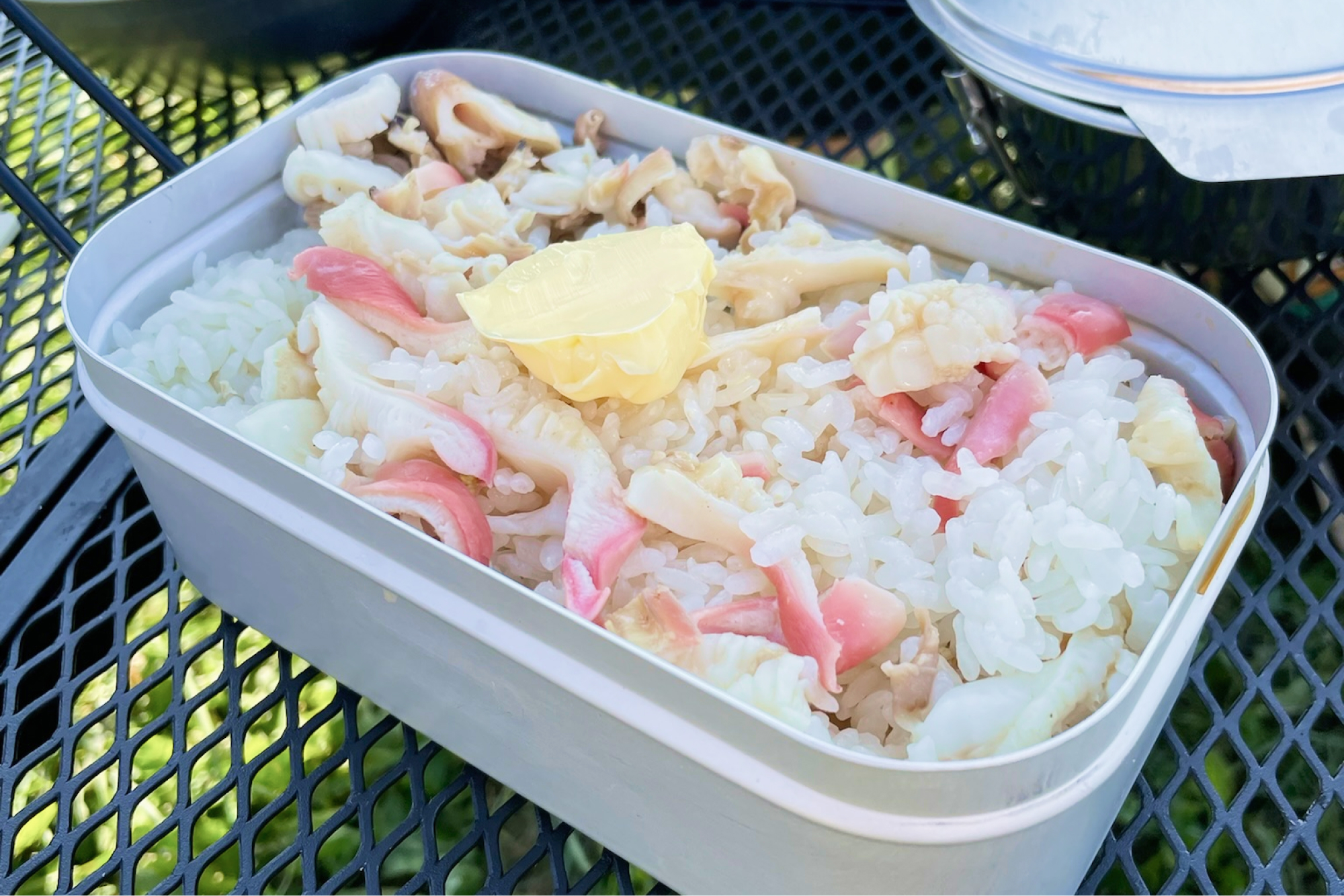 メスティン ごはん バター