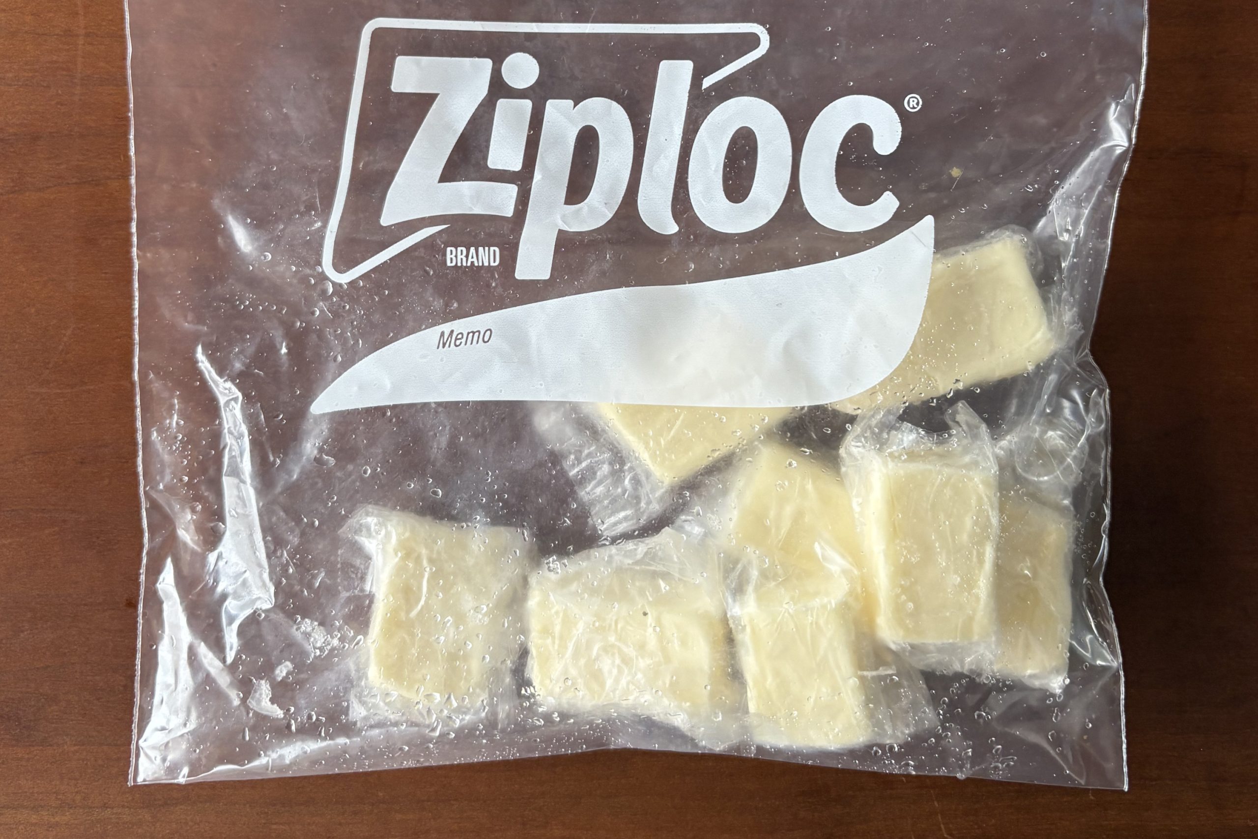 バター 小分け 冷凍 ziploc